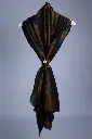 Vira Cashmere Fine Wool Zari GoldenChoclete Brown Reversible Stole, Size-70x200cm (3).webp