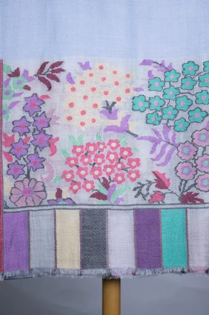 Vira Cashmere Fine Wool Kani Border Stole, size-70x200cm (2).webp