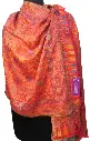 Fine Weave Multi-Colored Pashmina Stole for Women – Elegant Floral Artwork & Soft Drape | VICST05A 