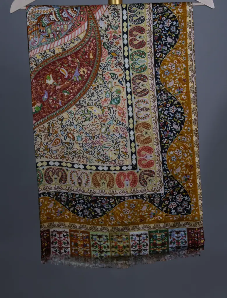 VIC Cashmere Silk Modal Digital Print Stole – Size 70x200 cm | Luxury Designer Stole | VIC-CSM-DP-70200